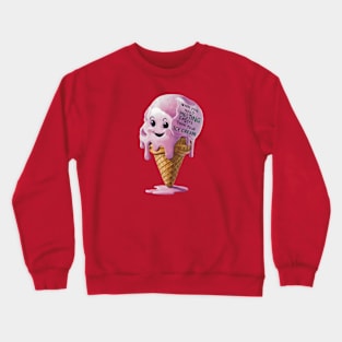 Kawaii cute Ice cream face Crewneck Sweatshirt